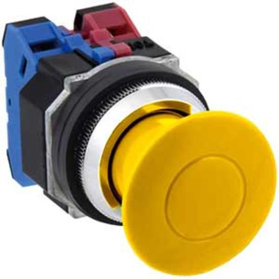 Ảnh của Nút nhấn nhả không đèn IDEC AYD3120NY D30 2NO (Vàng)