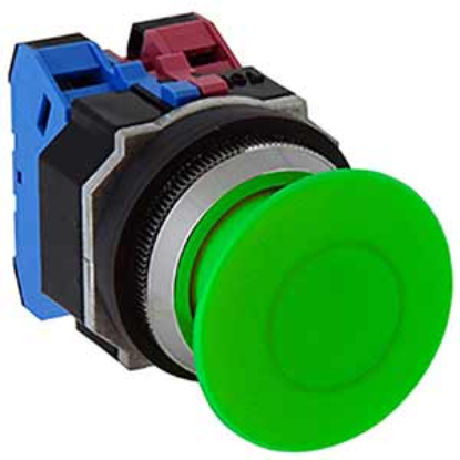 Ảnh của Nút nhấn nhả không đèn IDEC AZD302NG D30 2NC (Xanh)