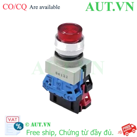Ảnh của Nút nhấn nhả có đèn IDEC ALW22211DR 24VAC/DC D22 1NO+1NC (Đỏ)