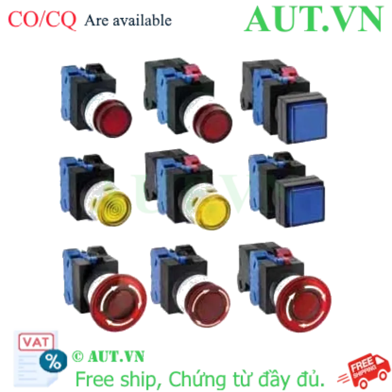 Ảnh của Nút nhấn nhả có đèn IDEC ALW22211DR-MAU 24VAC/DC D22 1NO+1NC (Đỏ)