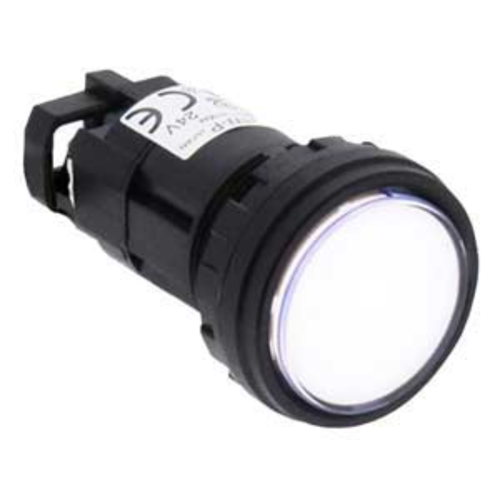 Ảnh của Đèn báo IDEC HW1P-1Q4PW 24VAC/DC D22 (Trắng)