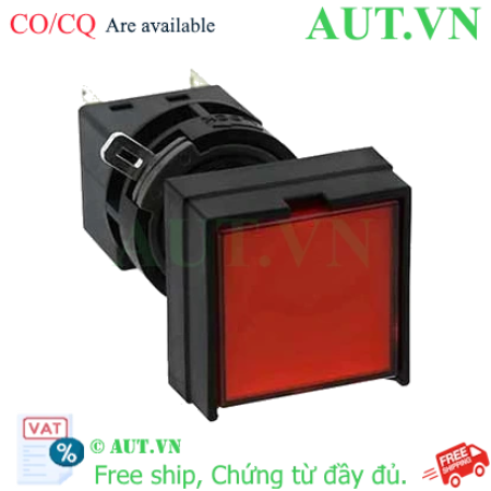Ảnh của Nút nhấn nhả có đèn IDEC HA2L-M1C14VR 24VAC/DC D16 1NO+1NC (Đỏ)
