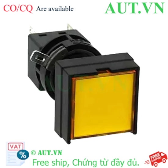 Ảnh của Nút nhấn nhả có đèn IDEC HA2L-M1C14Y 24VAC/DC D16 1NO+1NC (Vàng)