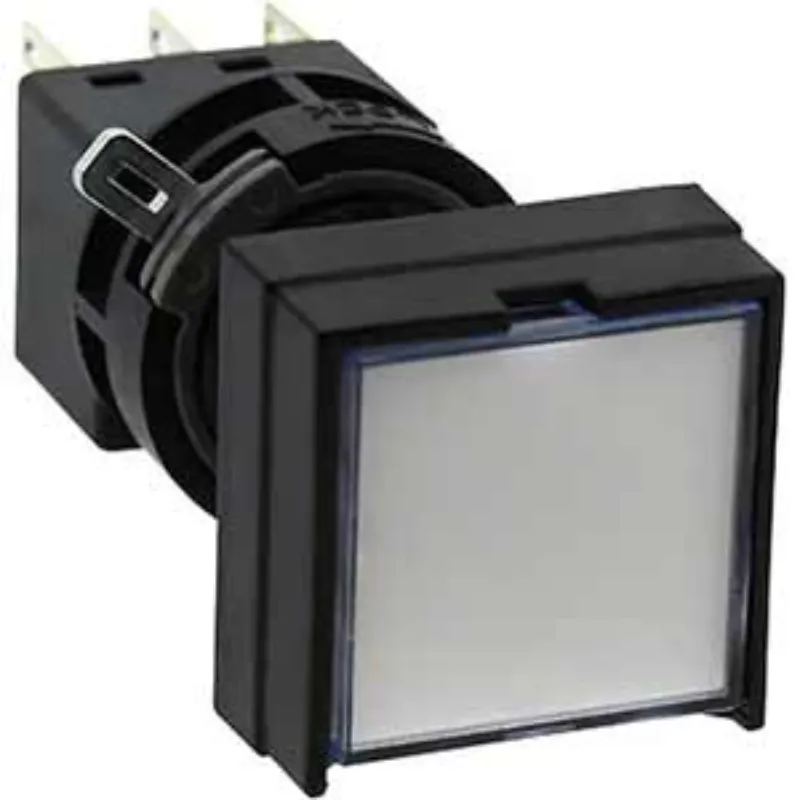 Ảnh của Nút nhấn nhả có đèn IDEC HA2L-M1C24PW 24VAC/DC D16 2NO+2NC (Trắng)
