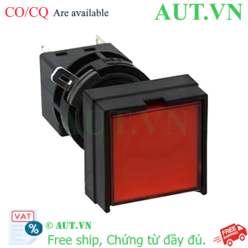 Ảnh của Nút nhấn nhả có đèn IDEC HA2L-M1C54R 24VAC/DC D16 1NO+1NC (Đỏ)