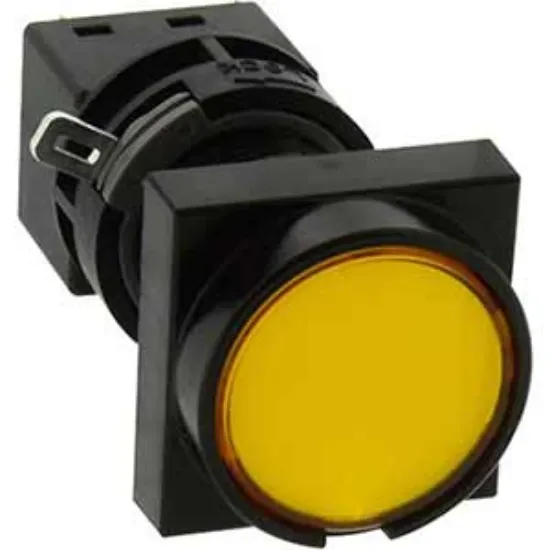 Ảnh của Nút nhấn nhả có đèn IDEC HA3L-M1C14VY 24VAC/DC D16 1NO+1NC (Vàng)