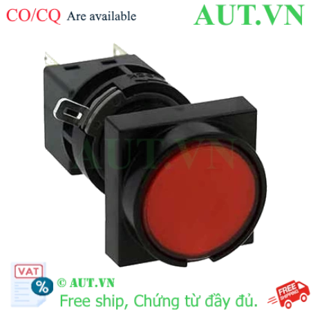 Ảnh của Nút nhấn nhả có đèn IDEC HA3L-M1C24R 24VAC/DC D16 2NO+2NC (Đỏ)