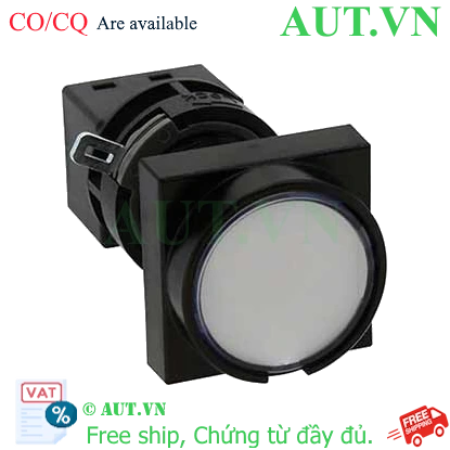Ảnh của Nút nhấn nhả có đèn IDEC HA3L-M1C24VPW 24VAC/DC D16 2NO+2NC (Trắng)