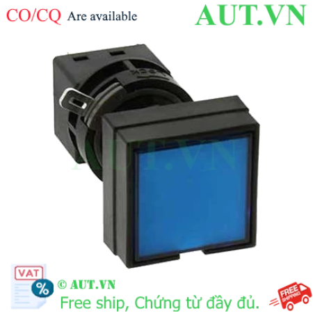 Ảnh của Nút nhấn nhả có đèn IDEC HA4L-M1C54S 24VAC/DC D16 1NO+1NC (Xanh)