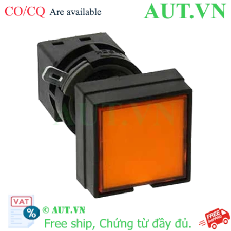 Ảnh của Nút nhấn nhả có đèn IDEC HA4L-M1C64A 24VAC/DC D16 2NO+2NC (Hổ phách)