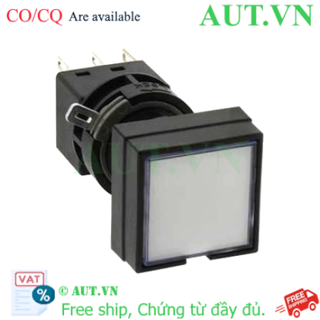 Ảnh của Nút nhấn nhả có đèn IDEC HA4L-M1C64PW 24VAC/DC D16 2NO+2NC (Trắng)