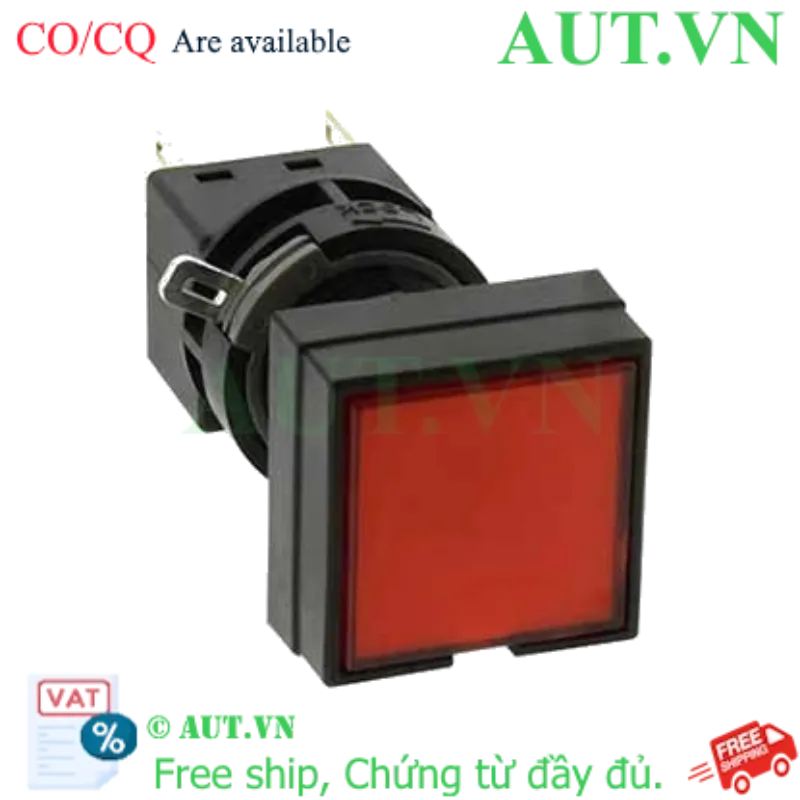 Ảnh của Nút nhấn nhả có đèn IDEC HA4L-M1C64R 24VAC/DC D16 2NO+2NC (Đỏ)