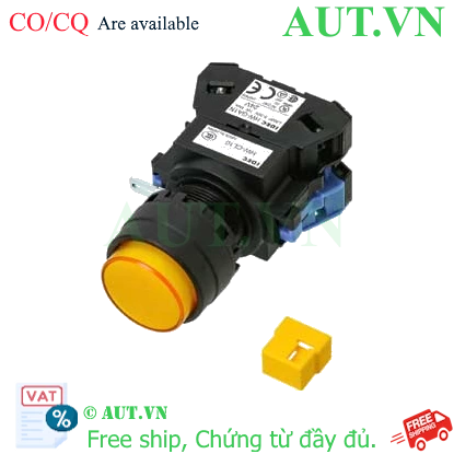 Ảnh của Nút nhấn nhả có đèn IDEC HW1L-M110Q4Y 24VAC/DC D22 1NO (Vàng)