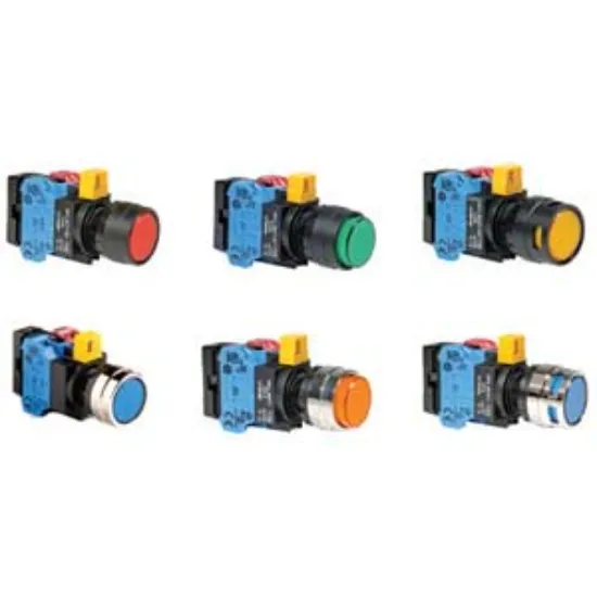 Ảnh của Nút nhấn nhả có đèn IDEC HW4L-MF2F20-T8D-R 480VAC D22 2NO (Đỏ)