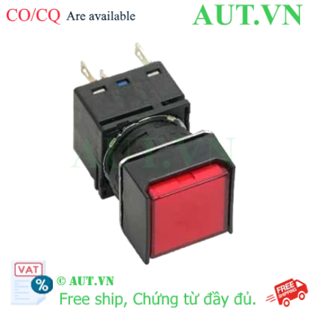 Ảnh của Nút nhấn nhả có đèn IDEC LB2L-M1T14R 24VAC/DC D16 1NO+1NC (Đỏ)