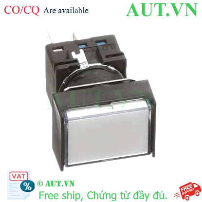 Ảnh của Nút nhấn nhả có đèn IDEC LB2L-M1T24VA 24VAC/DC D16 2NO+2NC (Hổ phách)