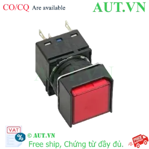 Ảnh của Nút nhấn nhả có đèn IDEC LB2L-M1T54R 24VAC/DC D16 1NO+1NC (Đỏ)