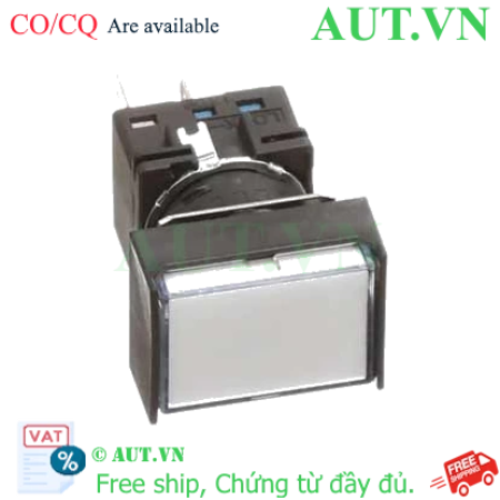 Ảnh của Nút nhấn nhả có đèn IDEC LB3L-M1T24PW 24VAC/DC D16 2NO+2NC (Trắng)