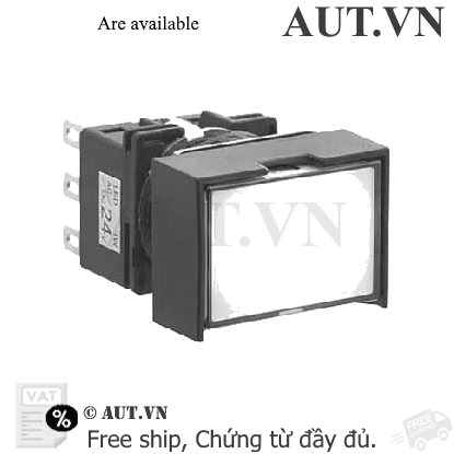 Ảnh của Nút nhấn nhả có đèn IDEC LB4L-M1T24PW 24VAC/DC D16 2NO+2NC (Trắng)