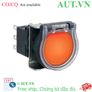 Ảnh của Nút nhấn nhả có đèn IDEC LBW6GL-M1T11A 5VDC D22 1NO+1NC (Hổ phách)