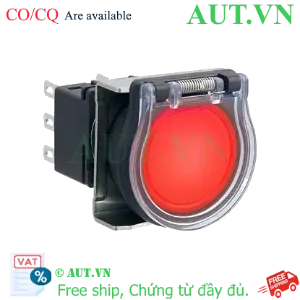 Ảnh của Nút nhấn nhả có đèn IDEC LBW6GL-M1T14VR 24VAC/DC D22 1NO+1NC (Đỏ)