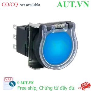 Ảnh của Nút nhấn nhả có đèn IDEC LBW6GL-M1T14VS 24VAC/DC D22 1NO+1NC (Xanh)