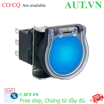 Ảnh của Nút nhấn nhả có đèn IDEC LBW6GL-M1T21VS 5VDC D22 2NO+2NC (Xanh)