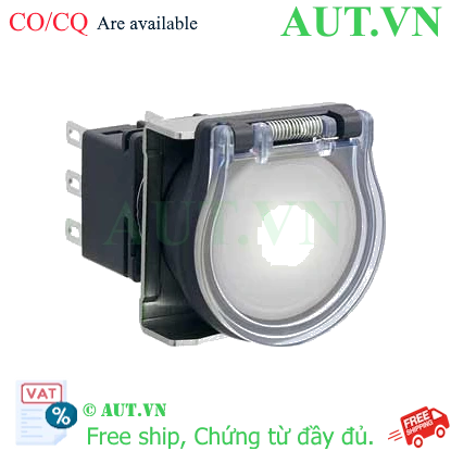 Ảnh của Nút nhấn nhả có đèn IDEC LBW6GL-M1T24VPW 24VAC/DC D22 2NO+2NC (Trắng)