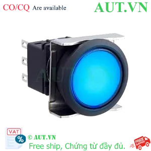 Ảnh của Nút nhấn nhả có đèn IDEC LBW6L-M1T51S 5VDC D22 1NO+1NC (Xanh)