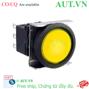 Ảnh của Nút nhấn nhả có đèn IDEC LBW6L-M1T64Y 24VAC/DC D22 2NO+2NC (Vàng)
