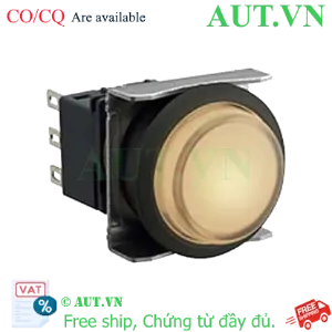 Ảnh của Nút nhấn nhả có đèn IDEC LBW6L-M2T13PW 12VAC/DC D22 1NO+1NC (Trắng)