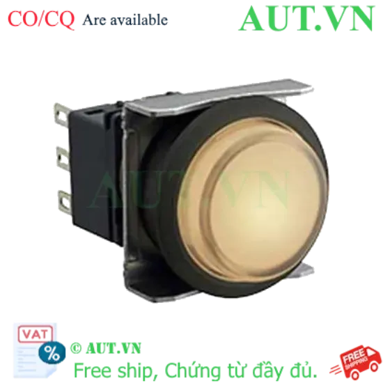 Ảnh của Nút nhấn nhả có đèn IDEC LBW6L-M2T23PW 12VAC/DC D22 2NO+2NC (Trắng)