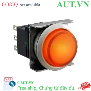 Ảnh của Nút nhấn nhả có đèn IDEC LBW6ML-M2T13A 12VAC/DC D22 1NO+1NC (Hổ phách)