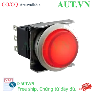 Ảnh của Nút nhấn nhả có đèn IDEC LBW6ML-M2T14R 24VAC/DC D22 1NO+1NC (Đỏ)