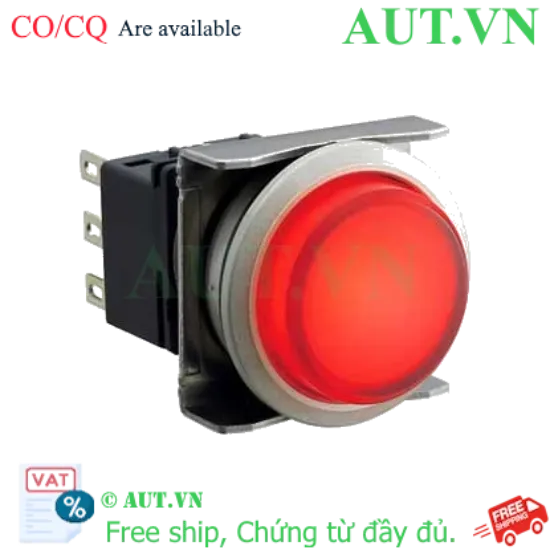 Ảnh của Nút nhấn nhả có đèn IDEC LBW6ML-M2T54R 24VAC/DC D22 1NO+1NC (Đỏ)