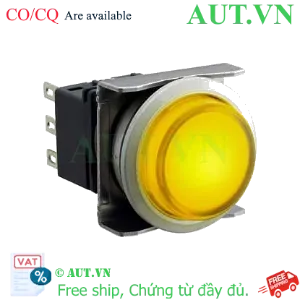 Ảnh của Nút nhấn nhả có đèn IDEC LBW6ML-M2T54Y 24VAC/DC D22 1NO+1NC (Vàng)