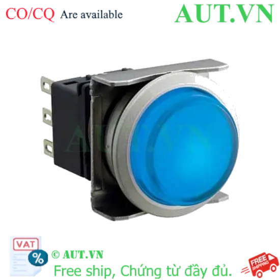 Ảnh của Nút nhấn nhả có đèn IDEC LBW6ML-M2T64S 24VAC/DC D22 2NO+2NC (Xanh)