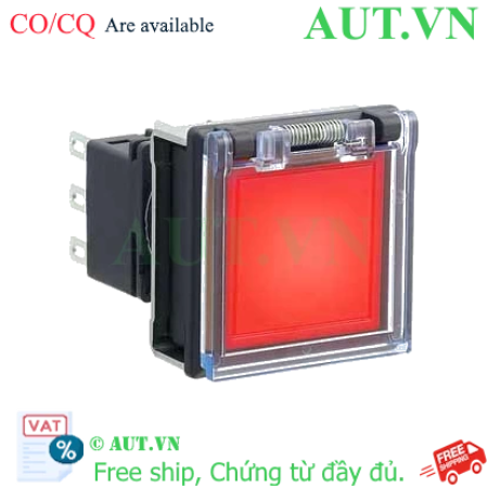 Ảnh của Nút nhấn nhả có đèn IDEC LBW7GL-M1T24R 24VAC/DC 2NO+2NC (Đỏ)