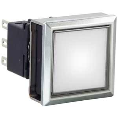 Ảnh của Nút nhấn nhả có đèn IDEC LBW7L-M1T24PW 24VAC/DC 2NO+2NC (Trắng)