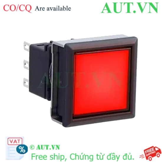 Ảnh của Nút nhấn nhả có đèn IDEC LBW7L-M1T24R 24VAC/DC 2NO+2NC (Đỏ)