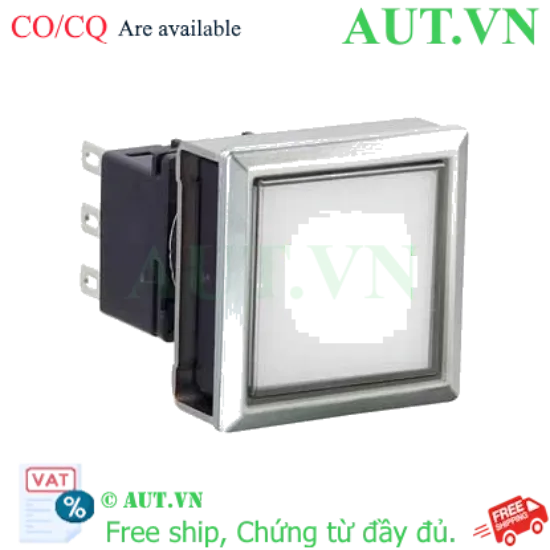 Ảnh của Nút nhấn nhả có đèn IDEC LBW7L-M1T24VPW 24VAC/DC 2NO+2NC (Trắng)