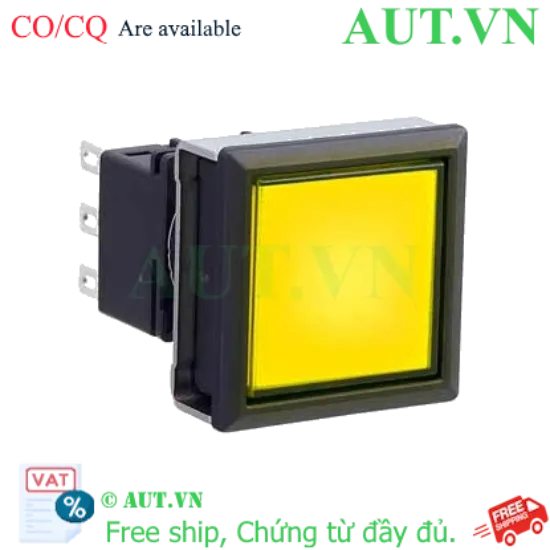 Ảnh của Nút nhấn nhả có đèn IDEC LBW7L-M1T24Y 24VAC/DC 2NO+2NC (Vàng)