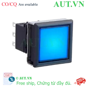 Ảnh của Nút nhấn nhả có đèn IDEC LBW7L-M1T64S 24VAC/DC 2NO+2NC (Xanh)
