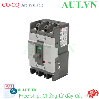 Ảnh của Aptomat khối (MCCB) LS ABS63c 20A 3P 22kA