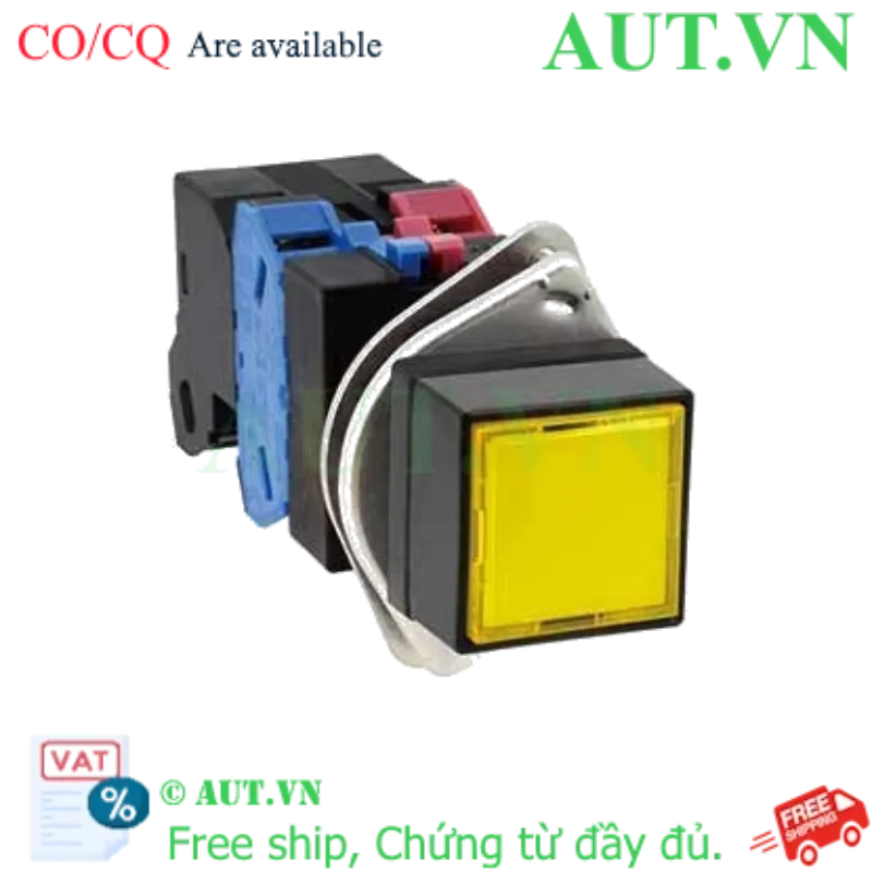 Ảnh của Nút nhấn nhả có đèn IDEC ULQS1B1611DNPW 110VAC D25 1NO+1NC (Trắng)