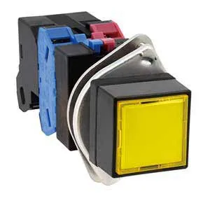 Ảnh của Nút nhấn nhả có đèn IDEC ULQS1B1611DNY 110VAC D25 1NO+1NC (Vàng)