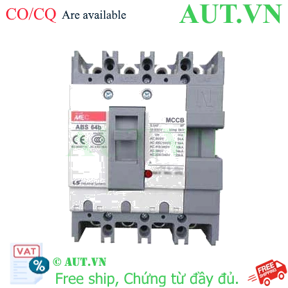 Ảnh của Aptomat khối (MCCB) LS ABS64b 60A 4P 22kA