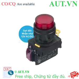 Ảnh của Nút nhấn nhả có đèn IDEC YW1L-M2E01Q6R 12VAC/DC D22 1NC (Đỏ)