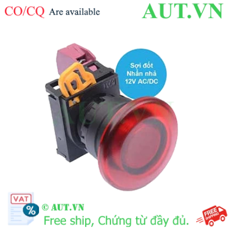Ảnh của Nút nhấn nhả có đèn IDEC YW1L-M4E01Q6R 12VAC/DC D22 1NC (Đỏ)