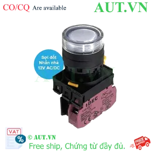 Ảnh của Nút nhấn nhả có đèn IDEC YW1L-MF2E01Q6W 12VAC/DC D22 1NC (Trắng)